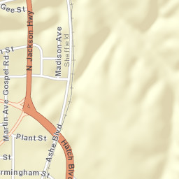 South Florence Alabama Street Map