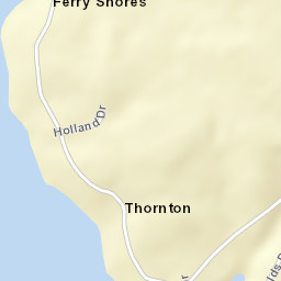 Ferry Shores Alabama Street Map