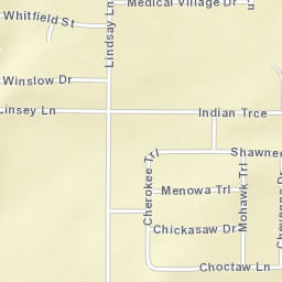 Indian Trace Alabama Street Map