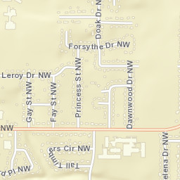 3011 Forsythe Dr NW Huntsville AL Street Map