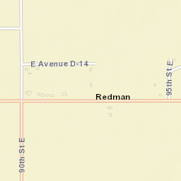 Redman California Street Map