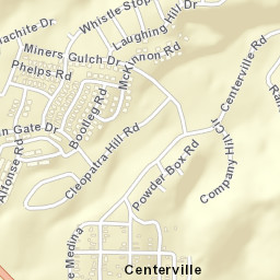 Centerville Arizona Street Map