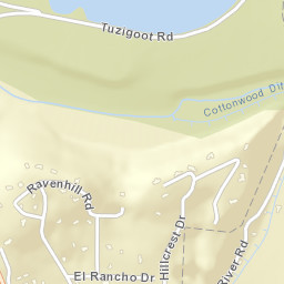 Tuzigoot Road, Tuzigoot National Monument, Clarkdale Street Map