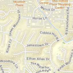 1701-1853 Market St Little Rock AR Street Map