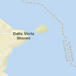 Dells Vista Shores Alabama Street Map