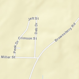 Turner Chapel Alabama Street Map