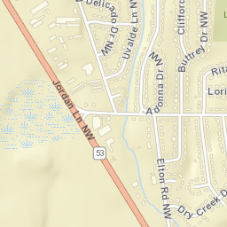 Gentily Forest Alabama Street Map