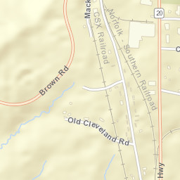 201 Brown Road, Piedmont, SC 29673 Street Map