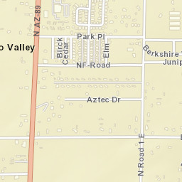 Chino Valley Arizona Street Map
