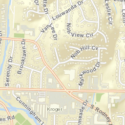 101-131 South Rodney Parham Road Little Rock AR Street Map