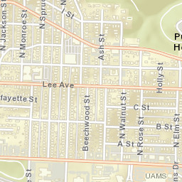 4901-4999 W Markham St, Little Rock, AR Street Map