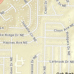 Eastridge Alabama Street Map