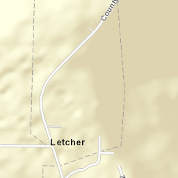 Letcher Alabama Street Map