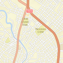 Bir el Ater Street Map