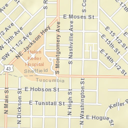 Manor Haven Alabama Street Map