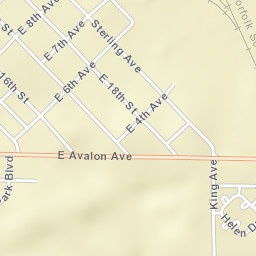 Woodlawn Heights Alabama Street Map