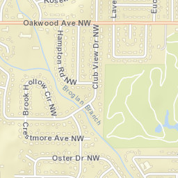 1201-1213 Oster Drive Northwest, Huntsville Street Map