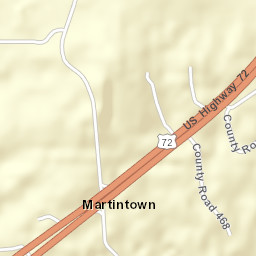 Martintown Alabama Street Map