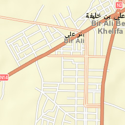 Bir Ali Ben Khalifa Street Map