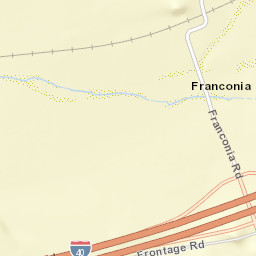 Franconia Road & Interstate 40, Topock, AZ Street Map