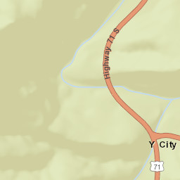 Y City Arkansas Street Map