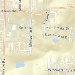 2205 Walker Street, Little Rock, AR 72204 Street Map