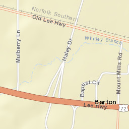 Lee Highway, Cherokee, AL 35616 Street Map