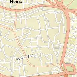 Homs Street Map