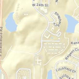 2382-2570 South Shackleford Road, Little Rock, AR Street Map