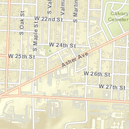 3608 Asher Ave, Little Rock, AR 72204 Street Map