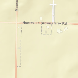 Peets Corner Alabama Street Map