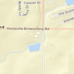 Burgreen Gin Alabama Street Map