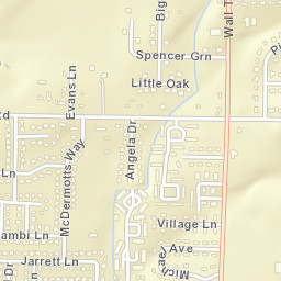 Rolling Woods Alabama Street Map