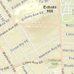 Echols Hill Alabama Street Map