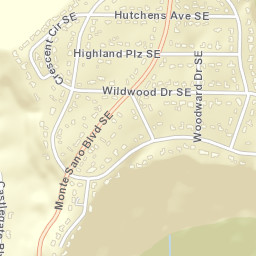 Mountain Heights Alabama Street Map
