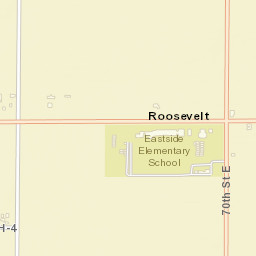 Roosevelt California Street Map