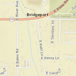 Verde Arizona Street Map