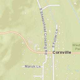 Cornville Arizona Street Map