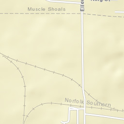 Norala Junction Alabama Street Map