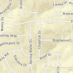 Rainbow Gap Estates Alabama Street Map