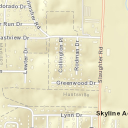 Skyline Acres Alabama Street Map
