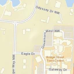 6884 Governors West, Bridge Street Town Center Street Map