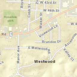 Westwood Arkansas Street Map