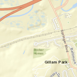 Gillam Park Arkansas Street Map