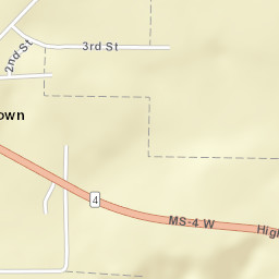 597-637 Highway 4, Booneville, MS 38829 Street Map