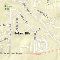 Madison Highlands Alabama Street Map