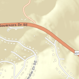 Walker Woods Alabama Street Map