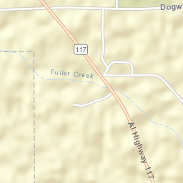 Ider Alabama Street Map