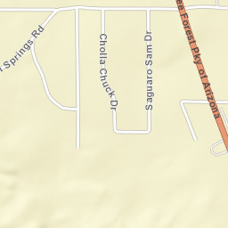 Wikieup Arizona Street Map