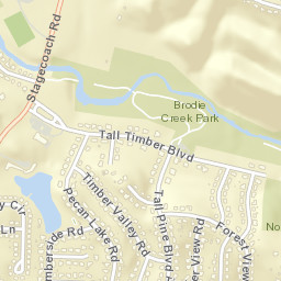 Pecan Lake Arkansas Street Map